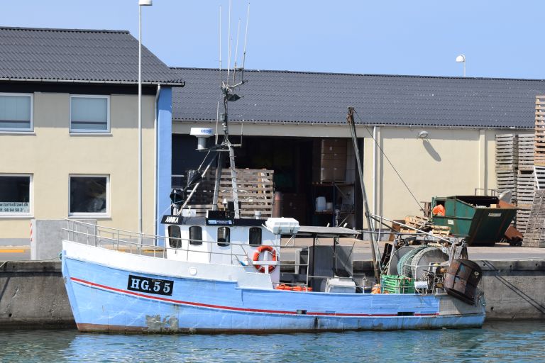 hg55 annika (Fishing vessel) - IMO , MMSI 219009799, Call Sign XP3296 under the flag of Denmark