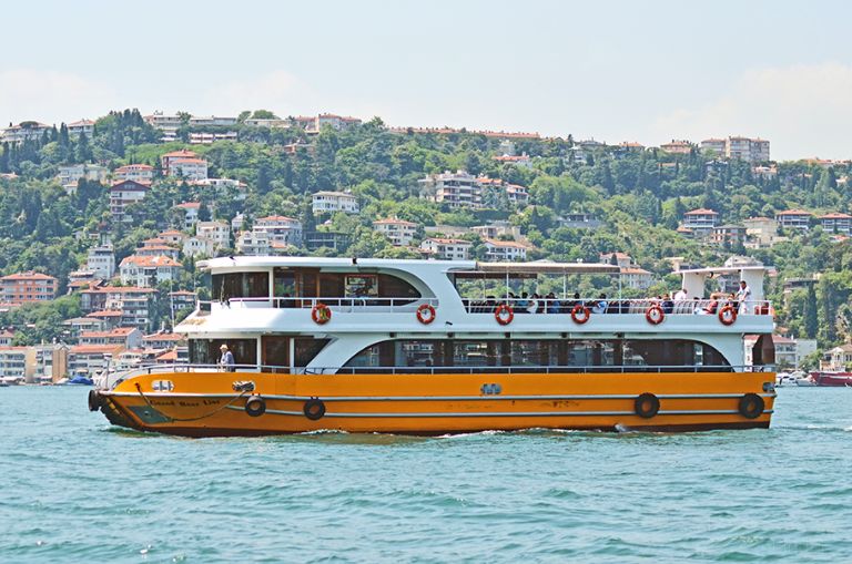 grand boat line (Passenger ship) - IMO , MMSI 271044052, Call Sign TCA3403 under the flag of Turkey