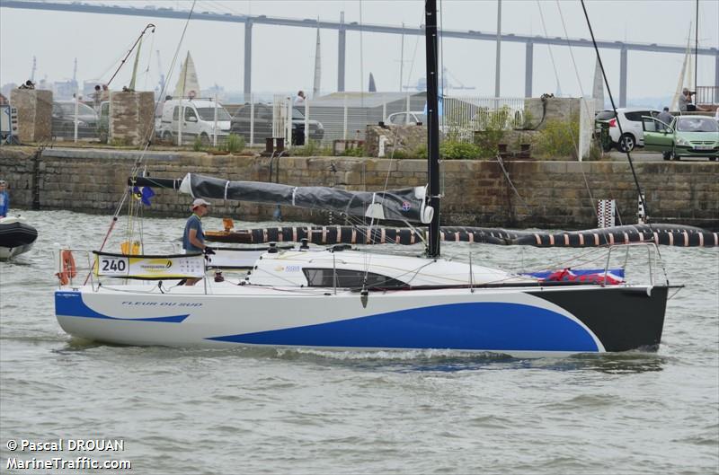 fleur du sud (Sailing vessel) - IMO , MMSI 227297620, Call Sign FAC5407 under the flag of France