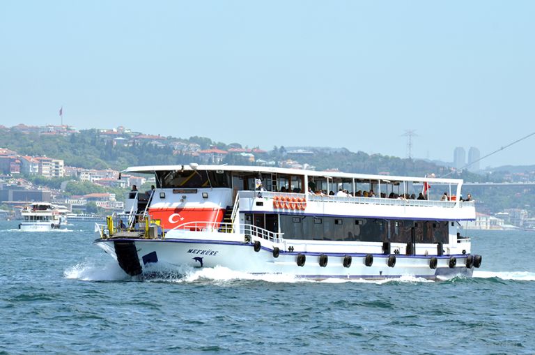 mefkure (Passenger ship) - IMO , MMSI 271010313, Call Sign TC7743 under the flag of Turkey