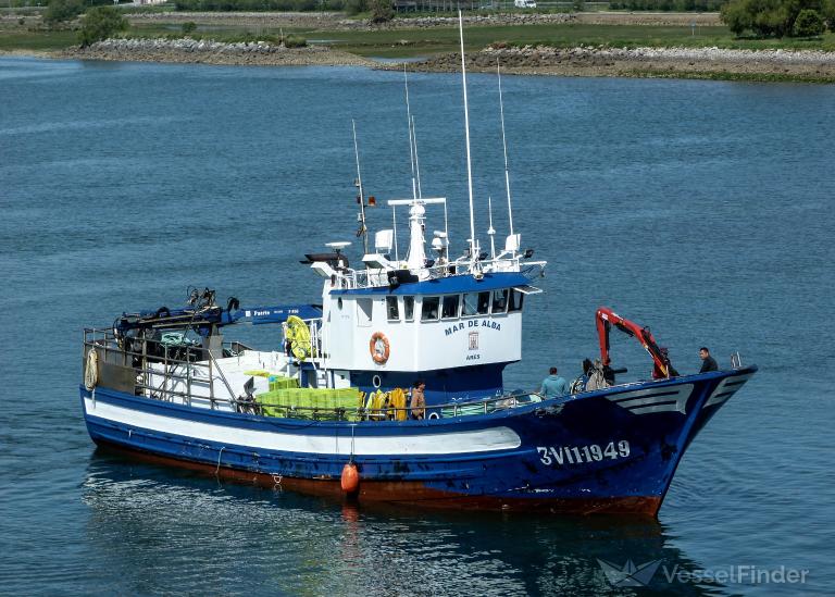 mar de alba (Fishing vessel) - IMO , MMSI 224023480, Call Sign  EA7679 under the flag of Spain