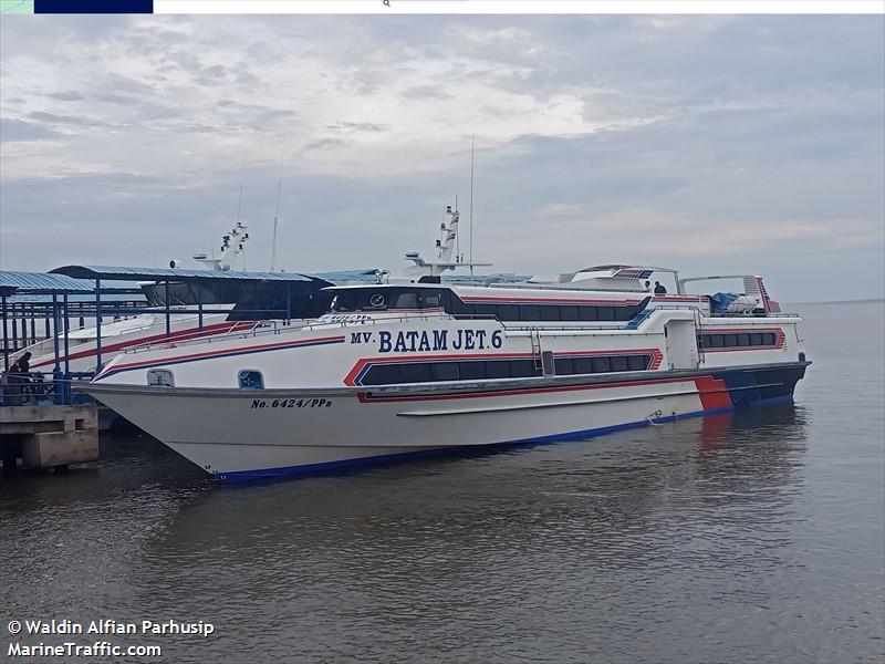 batam jet 6 (Passenger ship) - IMO , MMSI 525003368, Call Sign YB 3694 under the flag of Indonesia