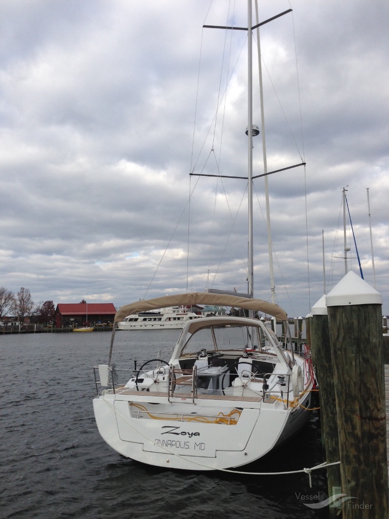 zoya (Sailing vessel) - IMO , MMSI 338143081 under the flag of USA