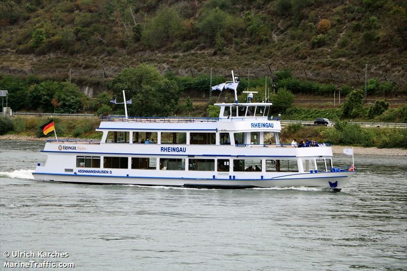 rheingau (Passenger ship) - IMO , MMSI 211549940, Call Sign DA5683 under the flag of Germany