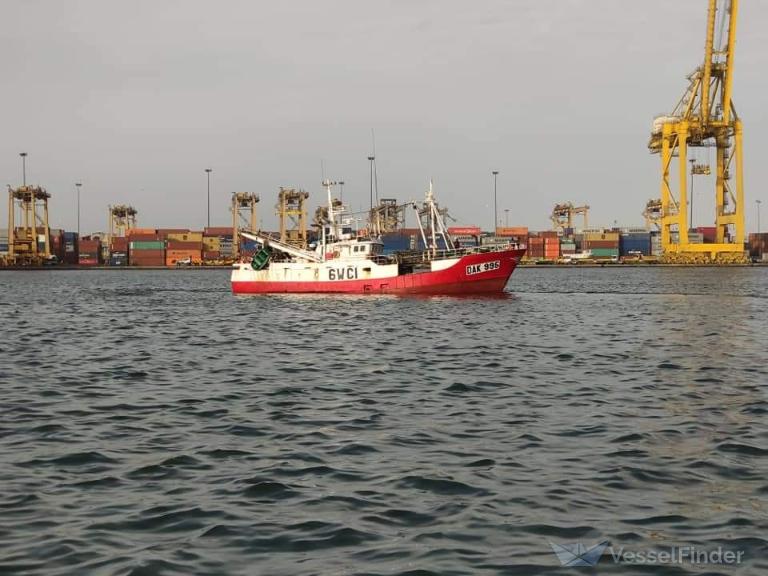 touba (Fishing vessel) - IMO , MMSI 663010400, Call Sign 6WCI under the flag of Senegal