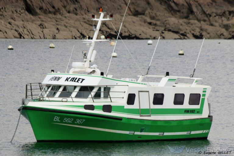 penn kalet (Fishing vessel) - IMO , MMSI 227320580, Call Sign FS7947 under the flag of France