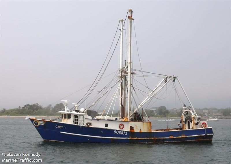 capt t (Fishing vessel) - IMO , MMSI 367726510, Call Sign WDI7215 under the flag of United States (USA)