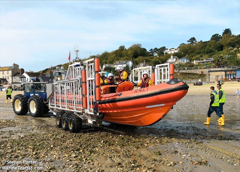 rnli lifeboat b-857 (SAR) - IMO , MMSI 235090695 under the flag of United Kingdom (UK)