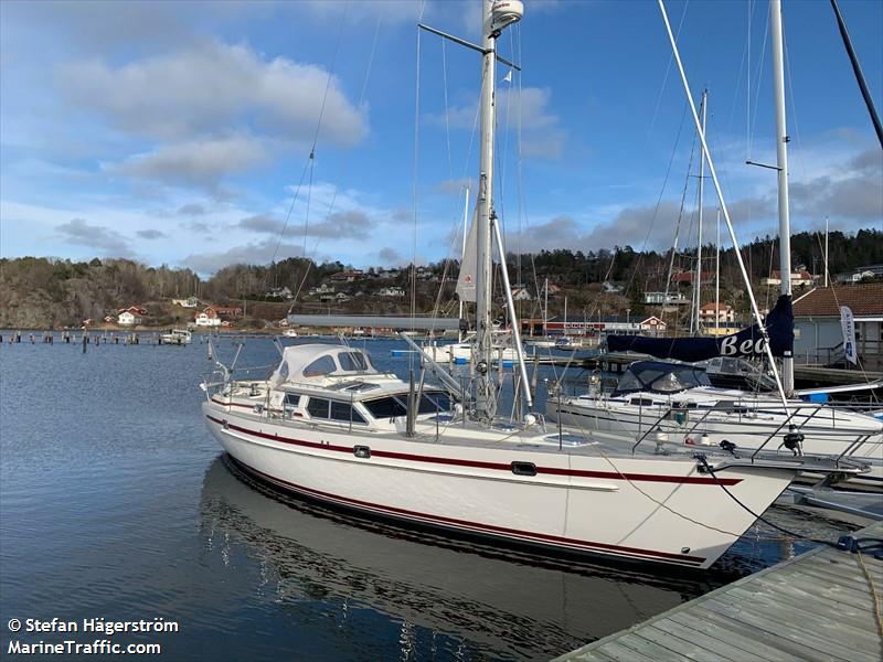 my queen (Sailing vessel) - IMO , MMSI 265739590, Call Sign 7SY9845 under the flag of Sweden