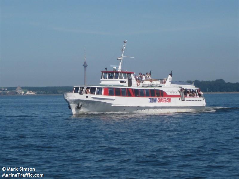 monica (Passenger ship) - IMO , MMSI 276465000, Call Sign ES2479 under the flag of Estonia