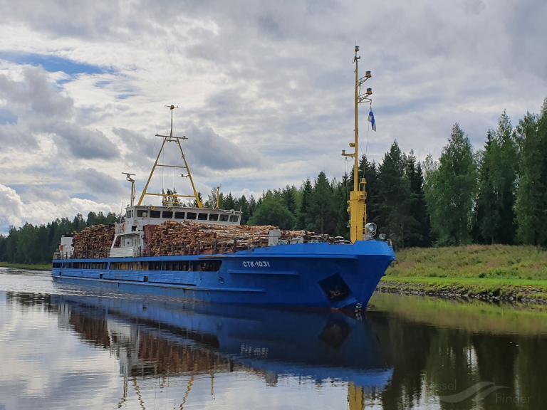 stk-1031 (General Cargo Ship) - IMO 8719425, MMSI 273312310, Call Sign UBEQ under the flag of Russia