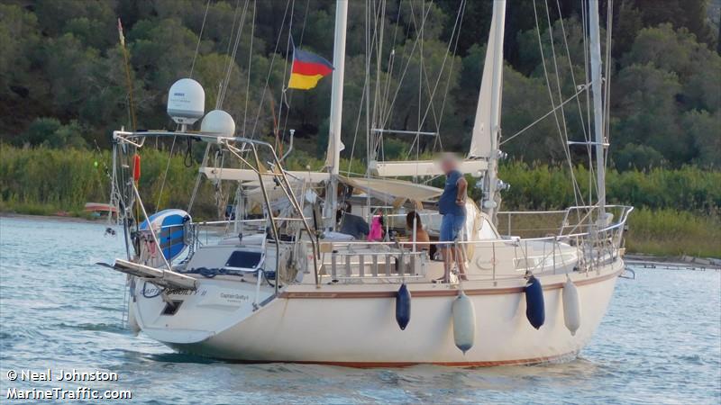 captain guilty ii (Sailing vessel) - IMO , MMSI 211765350, Call Sign DA5867 under the flag of Germany