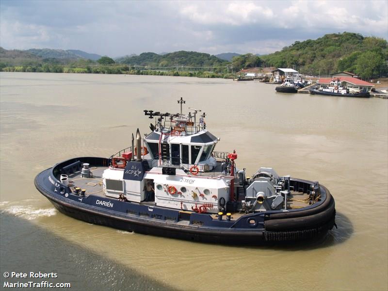 darien (Tug) - IMO , MMSI 370481000, Call Sign TUG)DA under the flag of Panama