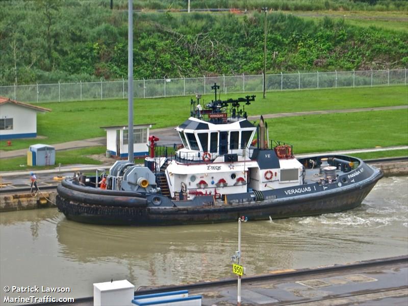 veraguas i (Tug) - IMO , MMSI 370483000, Call Sign TUG)VER under the flag of Panama