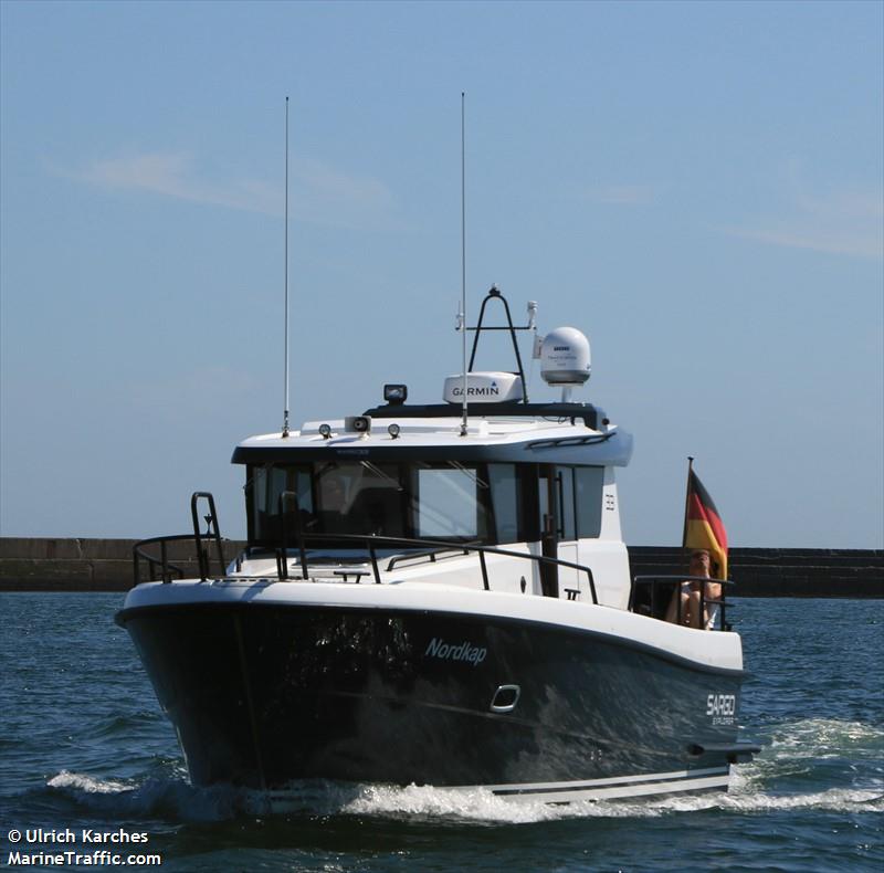 nordkap (Pleasure craft) - IMO , MMSI 211770180, Call Sign DB9499 under the flag of Germany