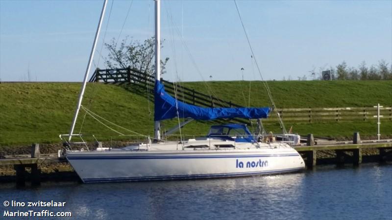 la nostra (Sailing vessel) - IMO , MMSI 244830850, Call Sign PD2066 under the flag of Netherlands