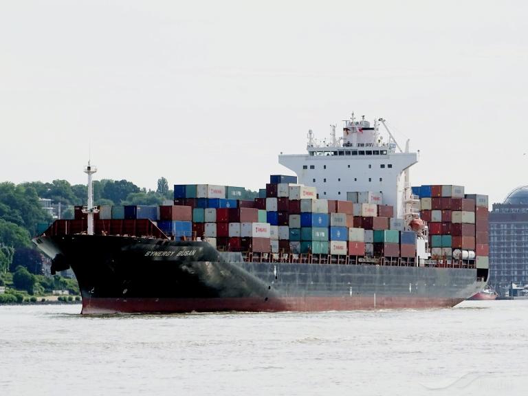 synergy busan (Container Ship) - IMO 9450571, MMSI 538008755, Call Sign V7A2725 under the flag of Marshall Islands