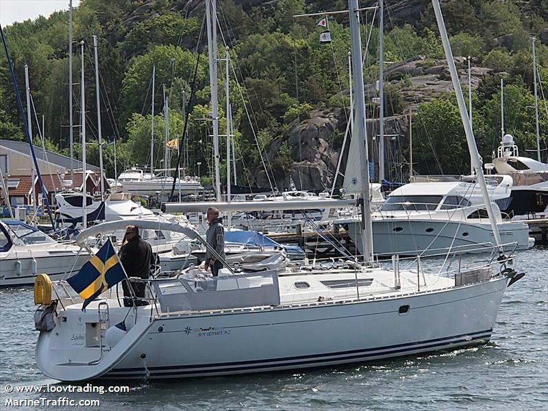 aquelina (Sailing vessel) - IMO , MMSI 265614340 under the flag of Sweden