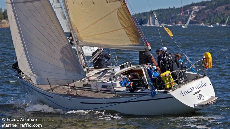 incarnado (Sailing vessel) - IMO , MMSI 265624990 under the flag of Sweden