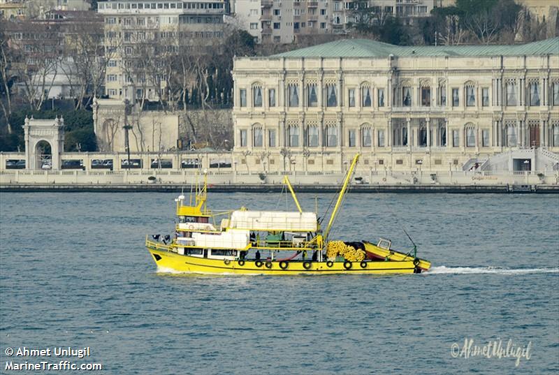 hakki ali reis-3 (Fishing vessel) - IMO , MMSI 271072644, Call Sign TC5998 under the flag of Turkey