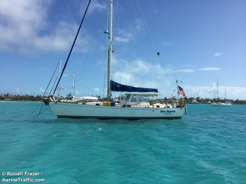 blue highway (Sailing vessel) - IMO , MMSI 367156970, Call Sign WDD5346 under the flag of United States (USA)