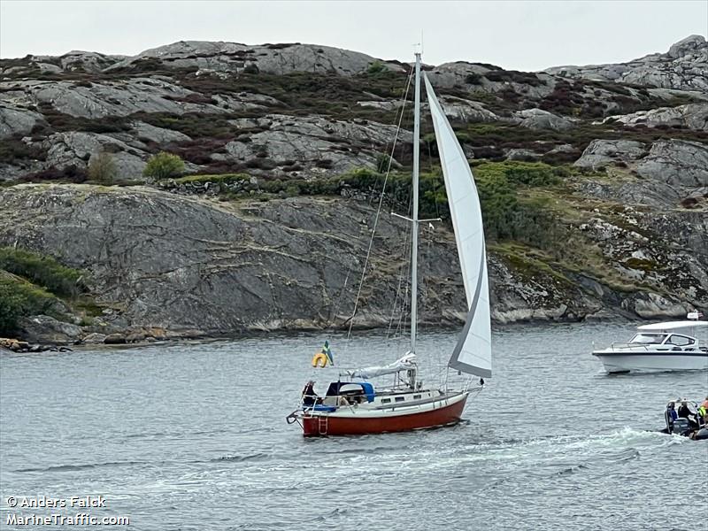 justina (Pleasure craft) - IMO , MMSI 265767880, Call Sign SJBW under the flag of Sweden