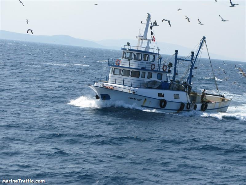 abbas reis (Fishing vessel) - IMO , MMSI 271072427, Call Sign TC8133 under the flag of Turkey