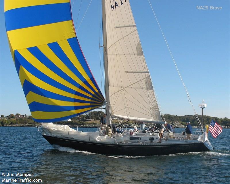 brave (Sailing vessel) - IMO , MMSI 369970069, Call Sign NA29 under the flag of United States (USA)