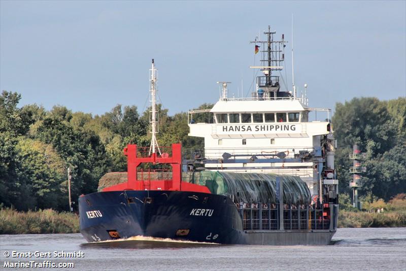 kertu (General Cargo Ship) - IMO 9344368, MMSI 256956000, Call Sign 9HA4046 under the flag of Malta