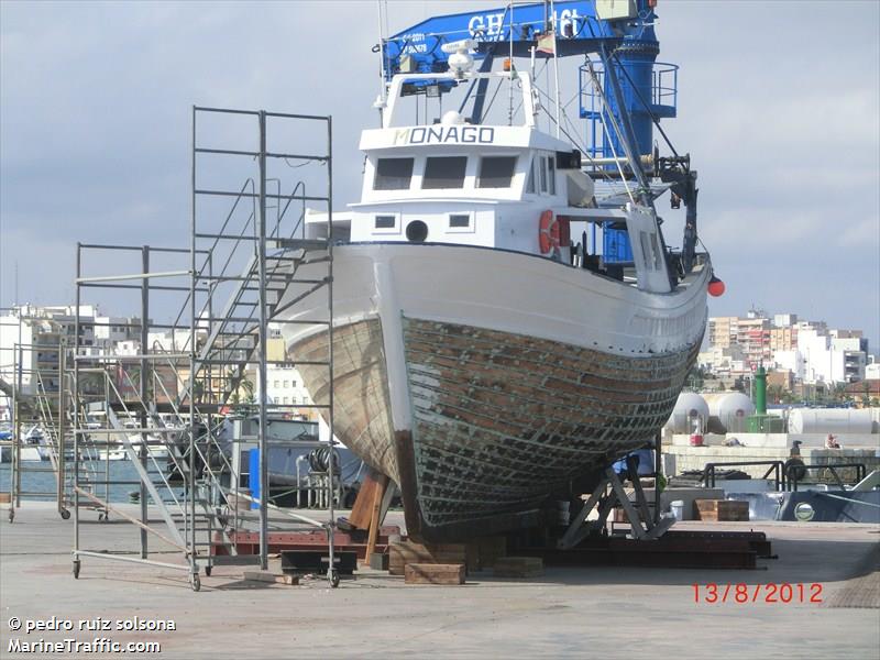 monago (Fishing vessel) - IMO , MMSI 224031990, Call Sign EA7257 under the flag of Spain