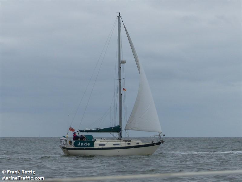 jade (Sailing vessel) - IMO , MMSI 235029199, Call Sign MRFY4 under the flag of United Kingdom (UK)