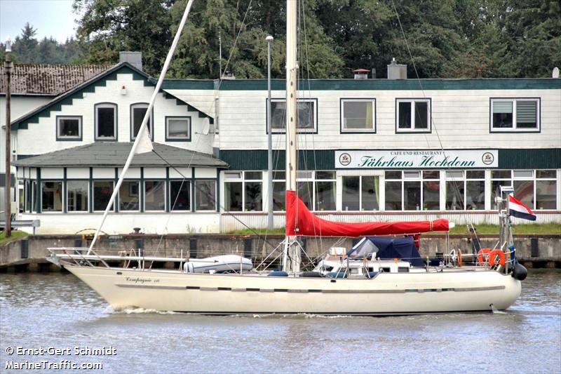 compagnie 116 (Sailing vessel) - IMO , MMSI 244060493, Call Sign PC6841 under the flag of Netherlands