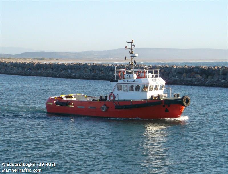 gribi (Tug) - IMO , MMSI 227010210, Call Sign FL9291 under the flag of France