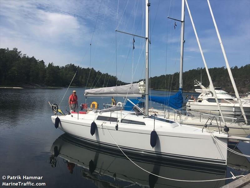 gladan (Sailing vessel) - IMO , MMSI 265790930, Call Sign SE7094 under the flag of Sweden