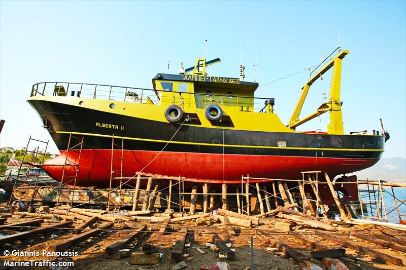 alberta ii (Fishing Vessel) - IMO 8697251, MMSI 237653000, Call Sign SX6538 under the flag of Greece