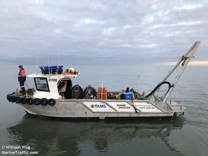 ams 1 (Diving ops) - IMO , MMSI 503013790 under the flag of Australia