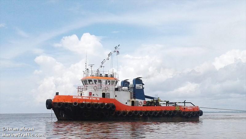 tb.entebe megastar72 (Towing vessel (tow>200)) - IMO , MMSI 525010143, Call Sign YDA4842 under the flag of Indonesia