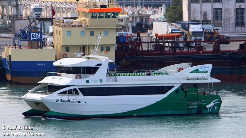 bahia cadiz cuarto (Passenger ship) - IMO , MMSI 224554660, Call Sign EAQR under the flag of Spain