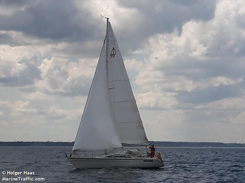 moulin bleu (Sailing vessel) - IMO , MMSI 211573980, Call Sign DB9154 under the flag of Germany