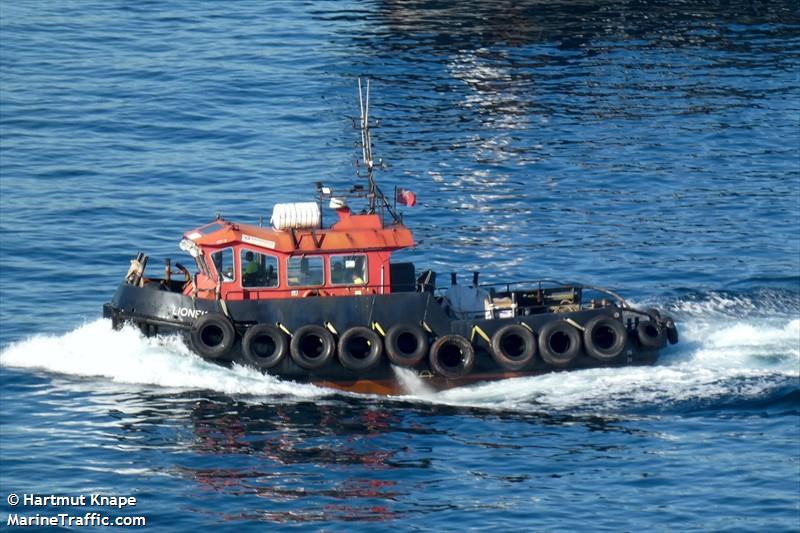 lionfish (Port tender) - IMO , MMSI 236112107 under the flag of Gibraltar