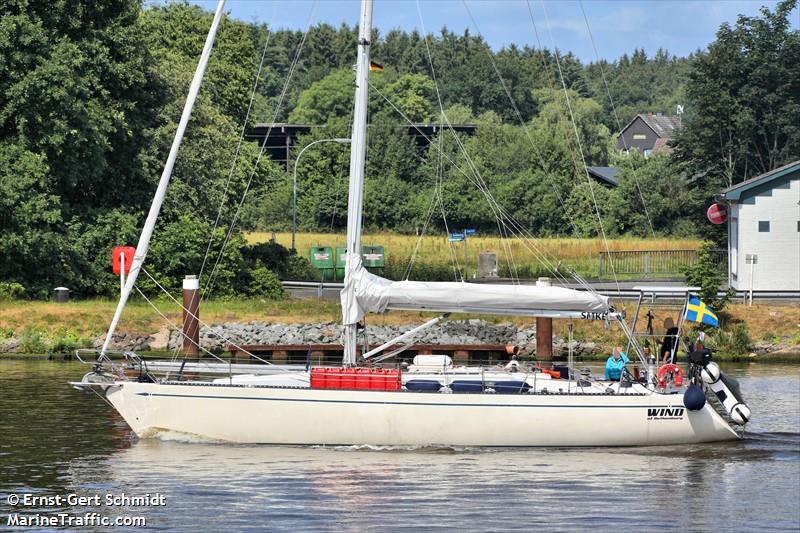 wind of gothenburg (Pleasure craft) - IMO , MMSI 265667720, Call Sign SMKE under the flag of Sweden