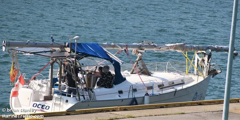 oceo (Sailing vessel) - IMO , MMSI 316031781, Call Sign CFA2066 under the flag of Canada