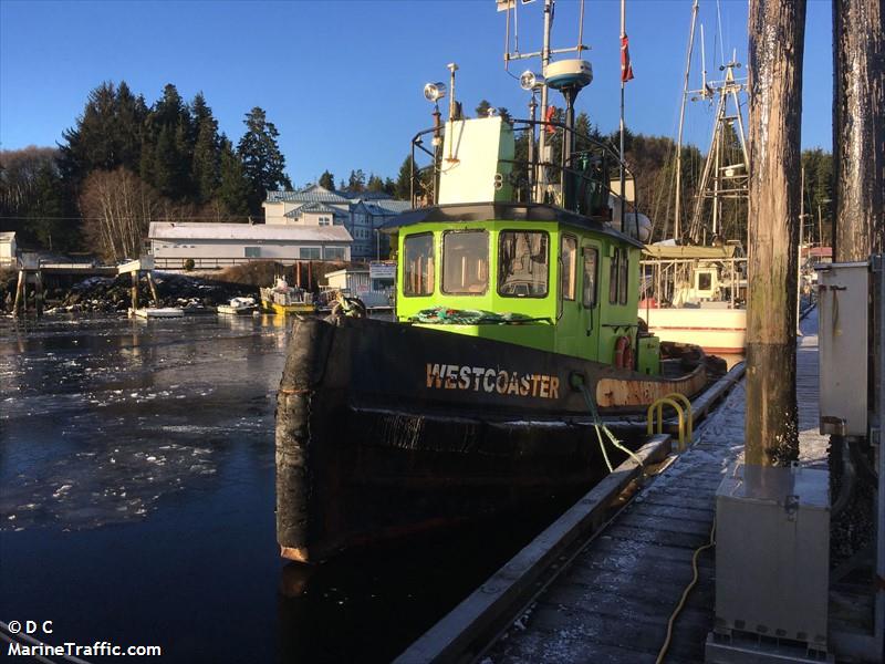 westcoaster (Tug) - IMO , MMSI 316012957 under the flag of Canada