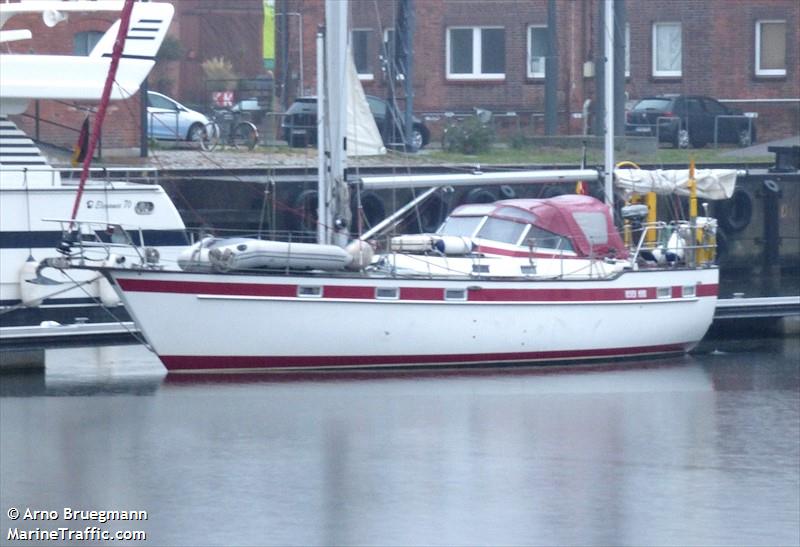 never mind (Pleasure craft) - IMO , MMSI 211499370, Call Sign DB8599 under the flag of Germany