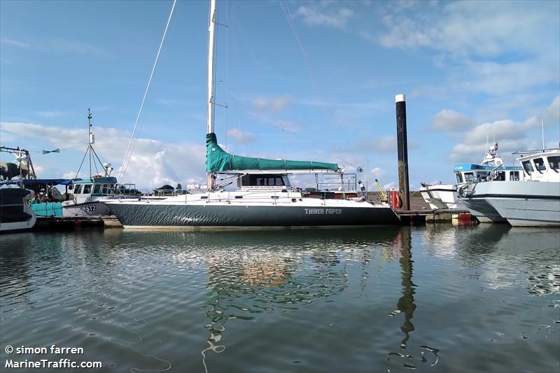 tiente forte (Sailing vessel) - IMO , MMSI 235074019, Call Sign MWKG8 under the flag of United Kingdom (UK)