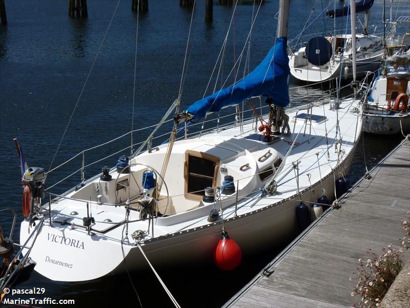 victoria (Sailing vessel) - IMO , MMSI 227169440, Call Sign FGE4689 under the flag of France