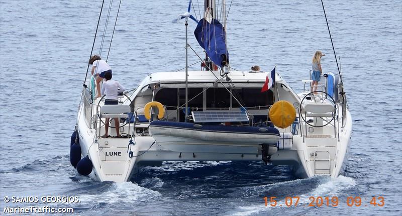 lune (Sailing vessel) - IMO , MMSI 227872010 under the flag of France