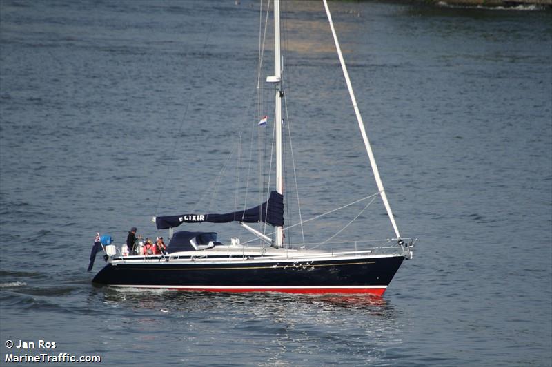 elixir (Sailing vessel) - IMO , MMSI 235037409, Call Sign MNFD4 under the flag of United Kingdom (UK)