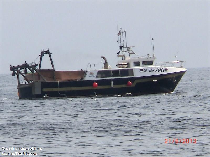 ursus primer (Fishing vessel) - IMO , MMSI 224100190, Call Sign EA4542 under the flag of Spain