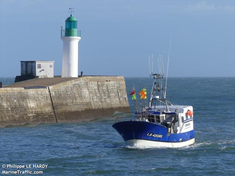 fv amdoric (Fishing vessel) - IMO , MMSI 227317250, Call Sign FGA3216 under the flag of France